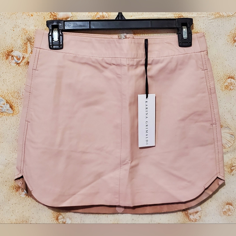 Mini Leather Skirt